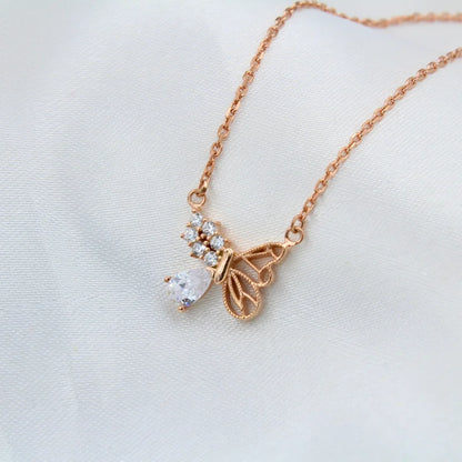 Ethereal Butterfly Chain Necklace