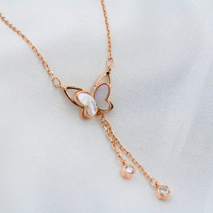 Flutter Glow Butterfly Necklace Made to Shine