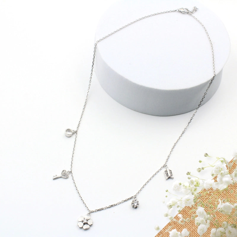 Whimsical Charm Layered Necklace | 925 Sterling Silver