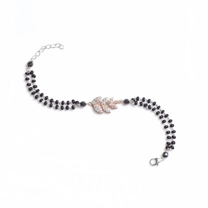 Noir Bloom Mangalsutra Bracelet