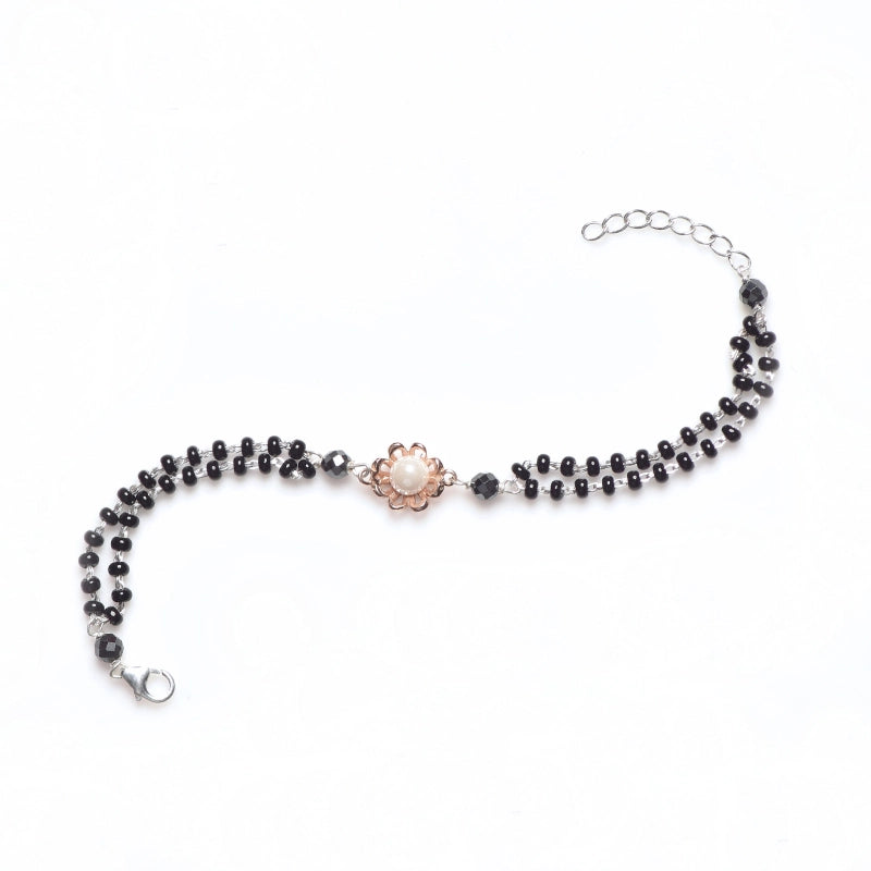 Pearl Bloom Mangalsutra Bracelet
