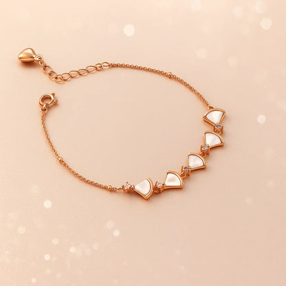 Petal Whim Silver Bracelet