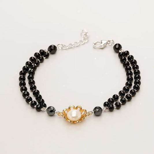 Pearl Bloom Mangalsutra Bracelet