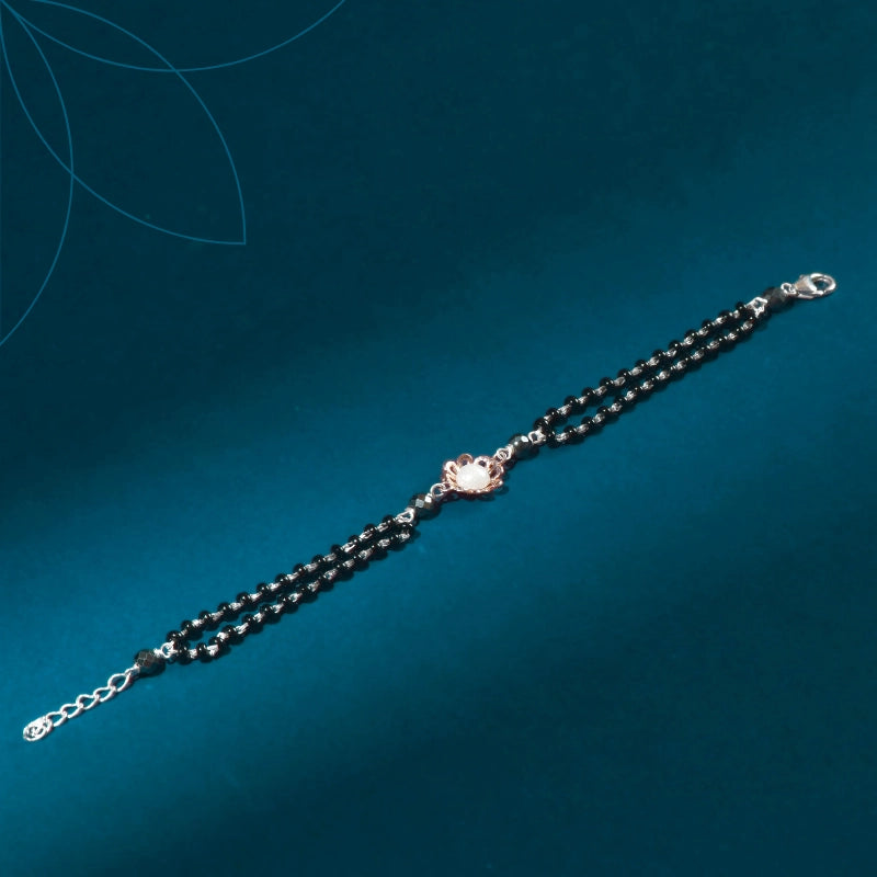 Pearl Bloom Mangalsutra Bracelet