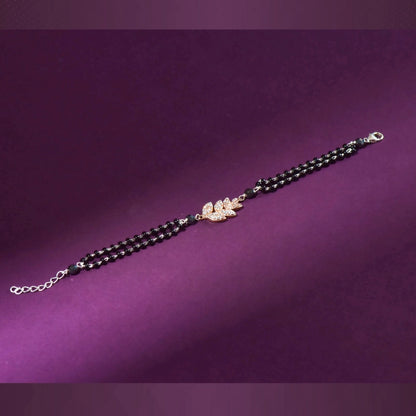 Noir Bloom Mangalsutra Bracelet