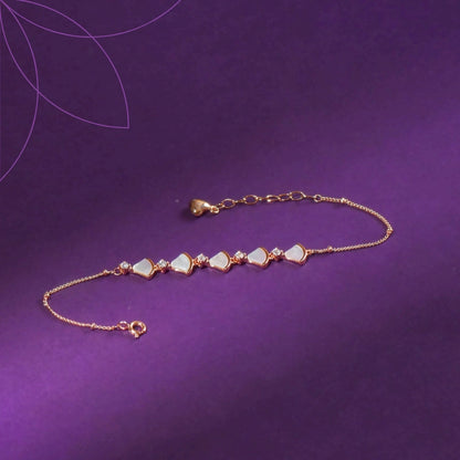 Petal Whim Silver Bracelet