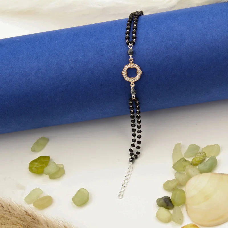 Hexa Charm Mangalsutra Bracelet
