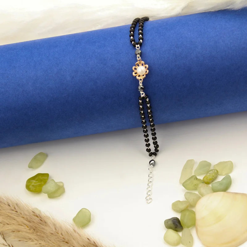 Pearl Bloom Mangalsutra Bracelet