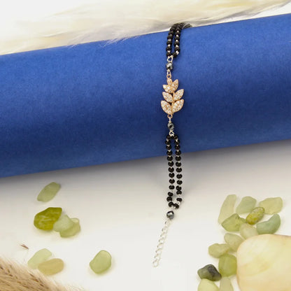 Noir Bloom Mangalsutra Bracelet