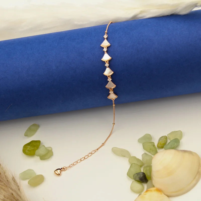 Petal Whim Silver Bracelet