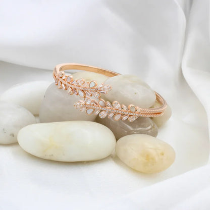 BlushSilver Luxe Baguette Bracelet