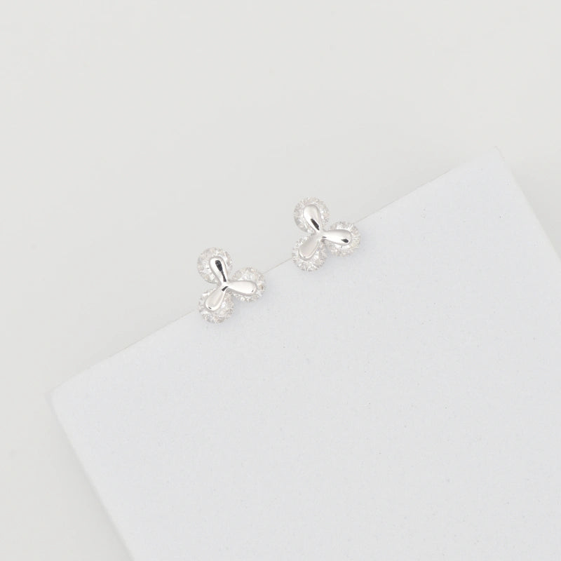 Floral round  Petal Earring