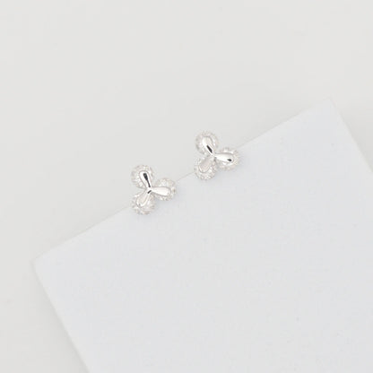 Floral round  Petal Earring